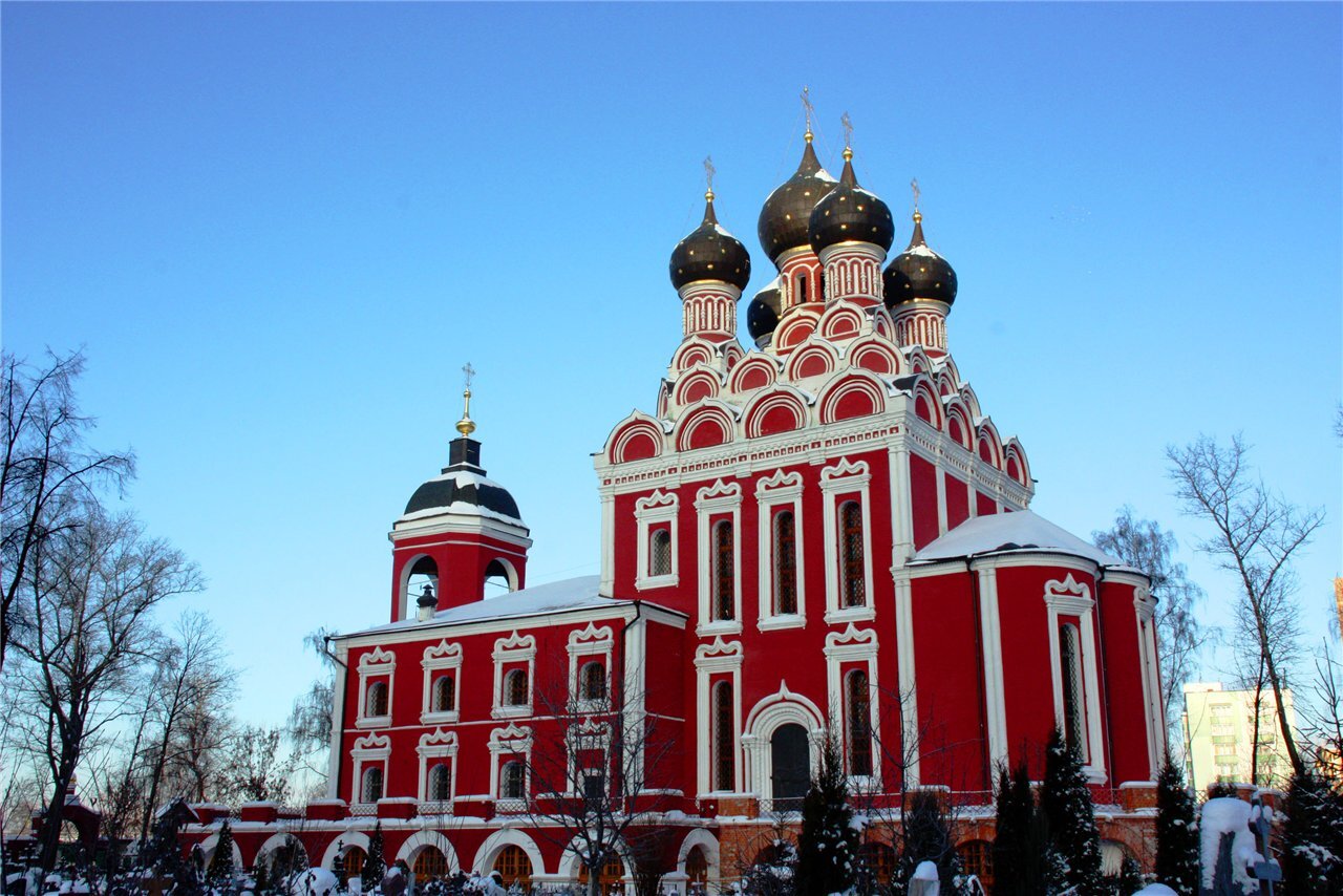 Тихвинская церковь в Алексеевском